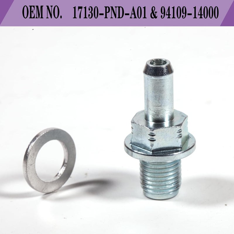 LYNSHINE 045-0357 17130-PND-A01 For Honda Accord 2.4 3.0 PCV Valve Element Civic CRV PCV Valve&Oil Crush Washer CR-V HR-V ACURA ILX NSX RSX 17130PNDA01 0450357 17130-RBB-A01 1.5 1.8 2.0 2.4L - Image 3